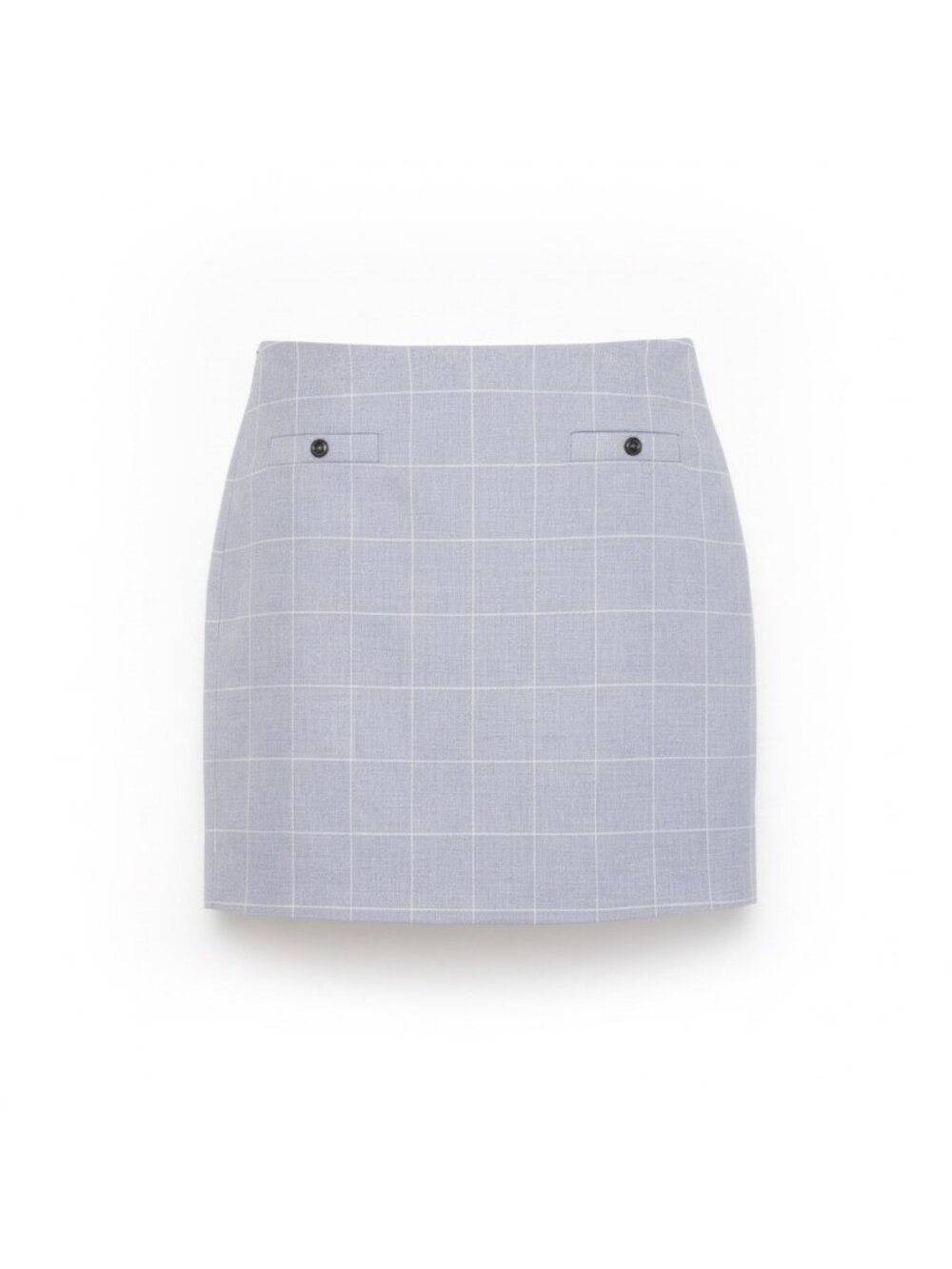 Banana Republic Womens Gray Windowpane Pencil Skirt Size 0P